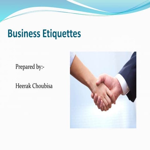 Business etiquettes