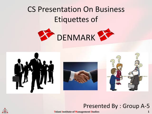 Business Ettiquetes in Denmark | PPTX