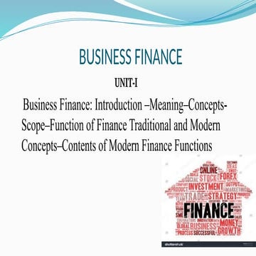 Business finance bharathiar university.pptx