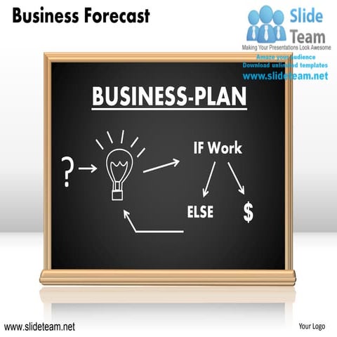 Business forecast on blackboard demand supply business plan..