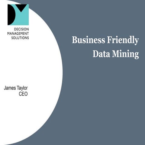 Business Friendly Data Mining