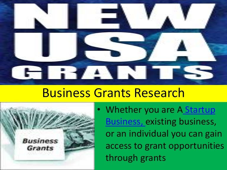 Business grants