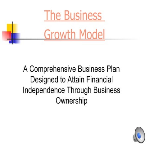 Business growth model  2 for import to keynote