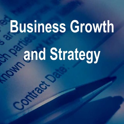 Business Growth & Strategy