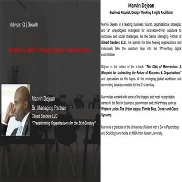 Business growth through digital transformation 