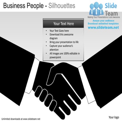 Business handshake power point slides and ppt diagram templates 