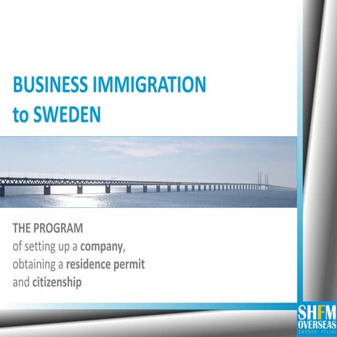 BUSINESS IMMIGRATION to SWEDEN
