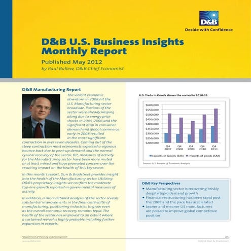 U.S. Business Insights Report: Manufacturing 