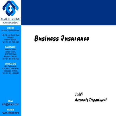 Business insurance