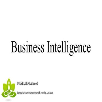 Business intelligence