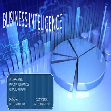 Business intelligence (BI)