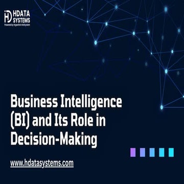 Business Intelligence and its role in decision making | PDF
