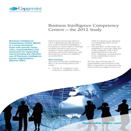 Business Intelligence Competency Centers Best Practices