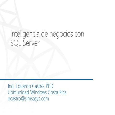 Business Intelligence con Sql Server 2014