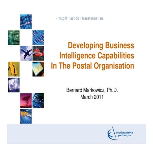 Business intelligence for the postal operator
