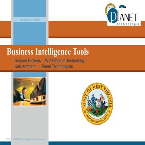 Business intelligence tools