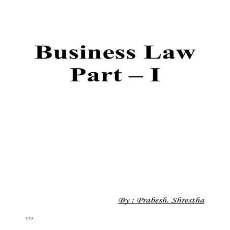 Business law