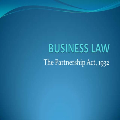 partnership act