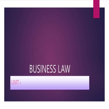 BUSINESS LAW- contact, offer and accepta