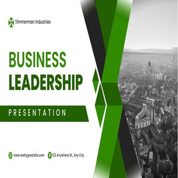 BUSINESS LEADERSHIP LAYOUT PRESENTATION TEMPLATE