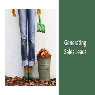 Generate Sales Lead