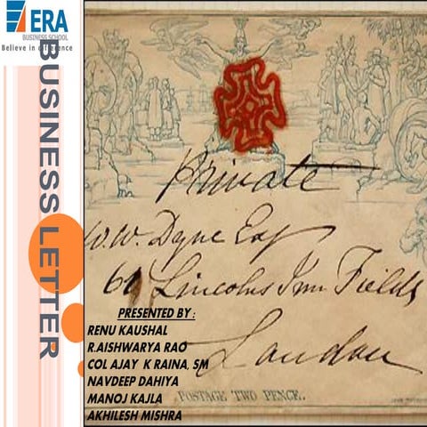 Business letter sample