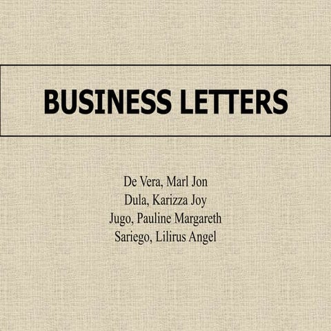 Business letter final