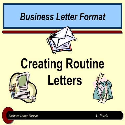 Business letter format