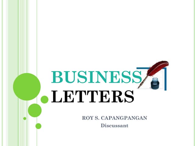 Business Letters