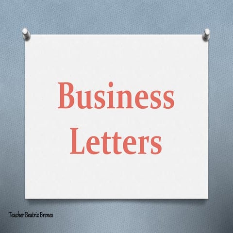 Business letters