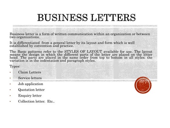 Letter writing | PPT