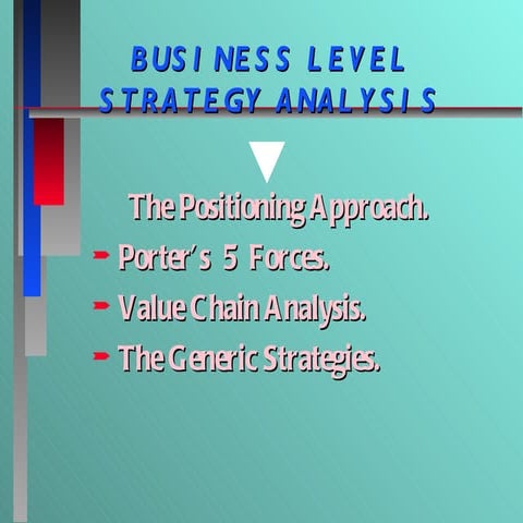 Business Level Strategy Analysis