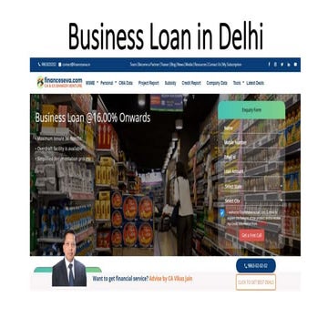 Business Loan in Delhi