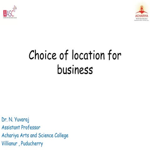 Business location