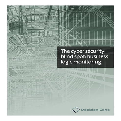 Business Logic Monitoring Primer