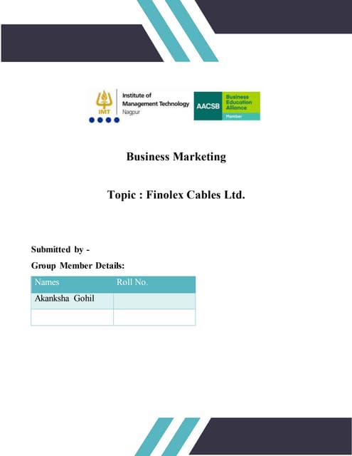 Finolex cables - project