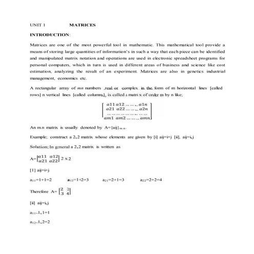 Business mathametics and statistics b.com ii semester (2)