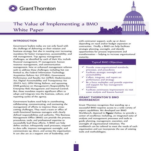 Business Mgmt Office - Grant Thornton