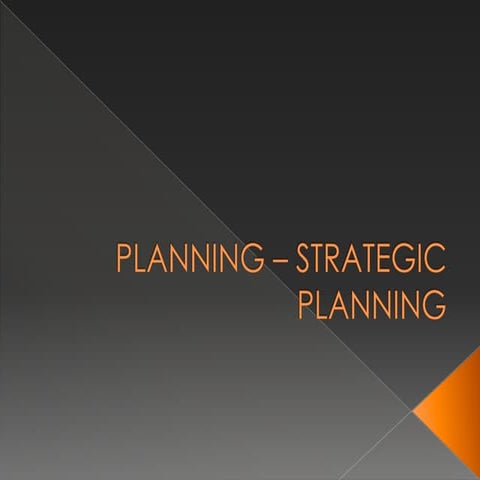 strategic planning