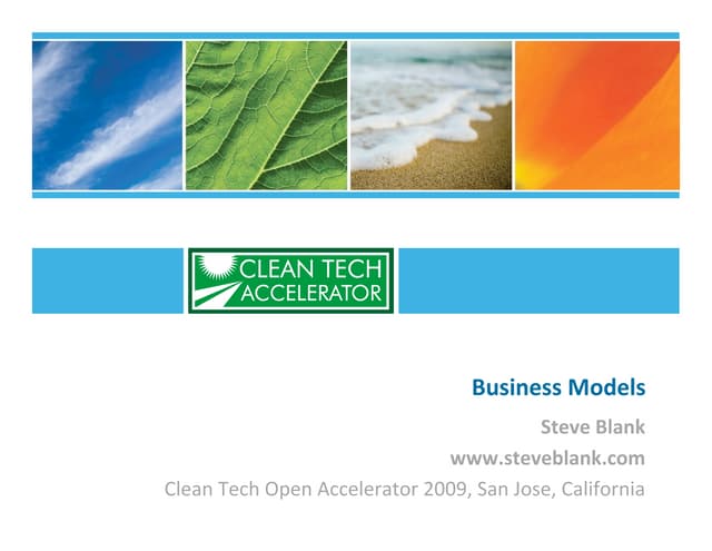 Business Model for Startups