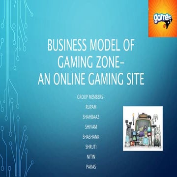 Business model of Gaming site