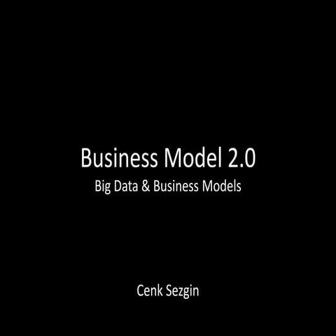 Business model 2.0