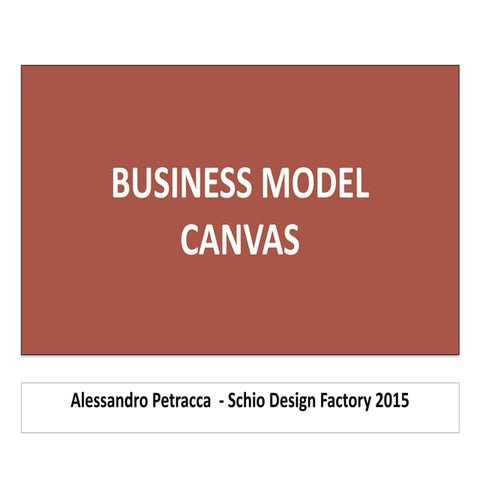 Business Model Canvas | PDF