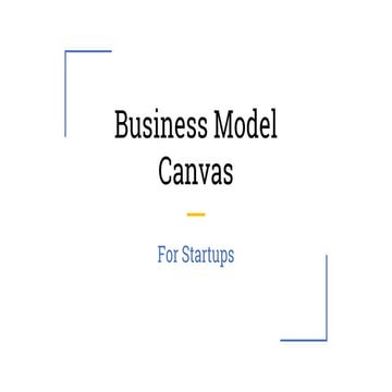 Business Model Canvas Slides