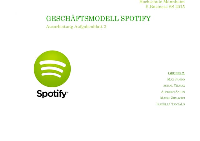 Geschäftsmodell & Business Model Ca...