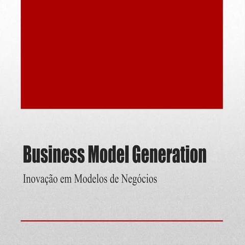 Canvas - Business Model Generation | PDF