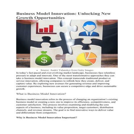 Top 4 Strategies for Business Model Innovation With Examples | Visionary CIOs