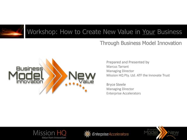 Business model innovation   new value