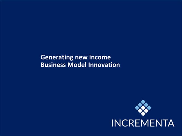 Business model innovation for small businesses