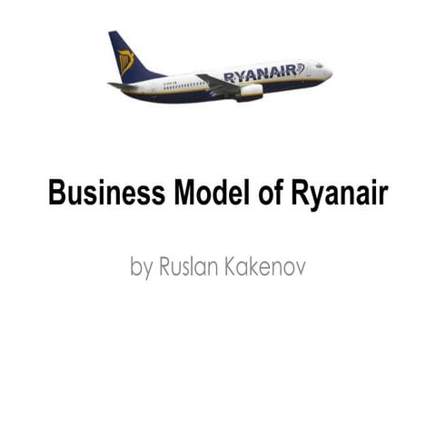 Business model of ryanair
